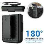 Case Belt Clip Holster Swivel Cover Kickstand Armor - ZDY07