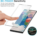 3 Pack Screen Protector Tempered Glass (Fingerprint Unlock) 3D Curved Edge Full Cover HD Clear - ZD3T37