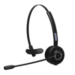 Over The Head Wireless Headphone with Boom Microphone - Black - D85