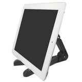 Fold-up Tablet Stand Travel Portable Tablet Phone Holder - Black - Xenda D72