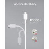 10ft USB-C Cable Type-C Charger Cord Power Wire USB - ZDA02