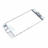 Outer Front Glass Lens Replacement with Bezel Frame for iPhone 6S - White - L51