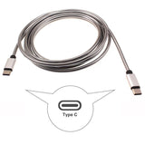 3ft Metal PD Cable Type-C to USB-C Charger Cord Power Wire Sync - ZDE33