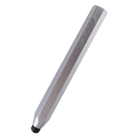 Stylus Touch Screen Pen - Capacitive - Die-cast - Aluminum - Silver - S19