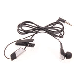 Blackberry OEM Mono Earphone 3.5mm Headphone - In-Ear - Single Earbud - Black