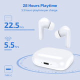 TWS Earphones Wireless Earbuds Headphones True Stereo Headset - ZDZ19