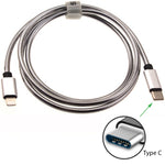 PD Metal USB-C Cable 6ft Long Type-C to iPhone Fast Charger Power - ZDE34