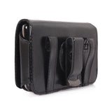 Leather Case with Swivel Belt Clip - LCASE68 - Black - Fonus M30