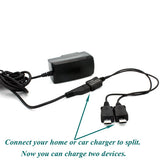Micro USB Dual Male Port Y Adapter Splitter  - S76