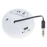Multimedia Loud Speaker - Wired - MicroSD Player - White - S99