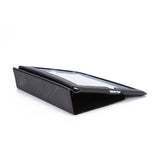 Black PU Leather Slim Portfolio Case
