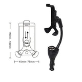 Car Mount for Lighter DC Charger - Dual USB Port and Extra Socket - Fonus J15