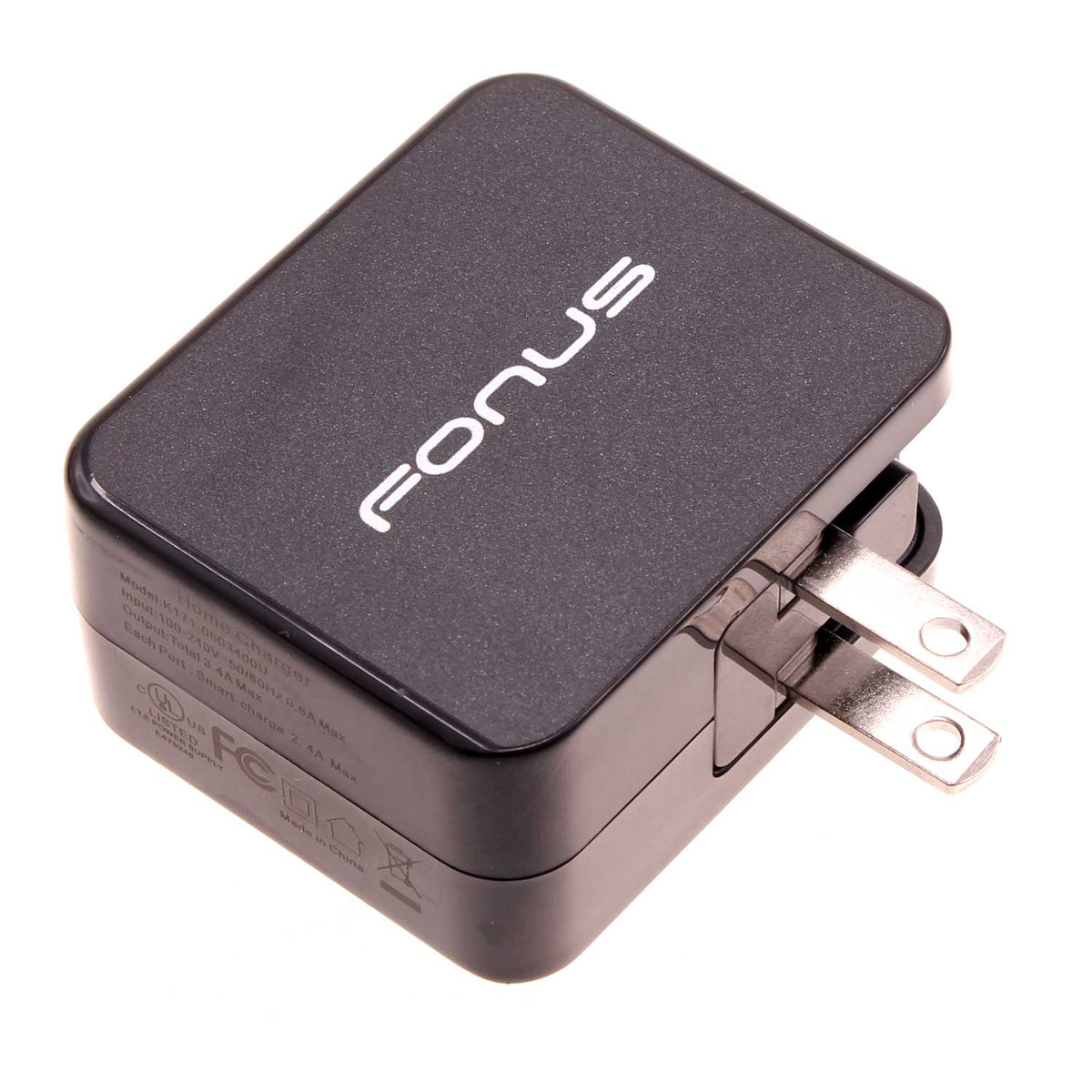 17W 3.4A 2-Port USB Home Wall Charger - Smart Detect - Fonus K63 – uzid