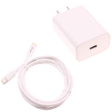 18W Fast Home Charger PD Type-C 6ft USB-C Cable Quick Power Adapter