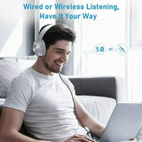 Wireless Headphones Foldable Headset w Mic Hands-free Earphones - ZDCM4