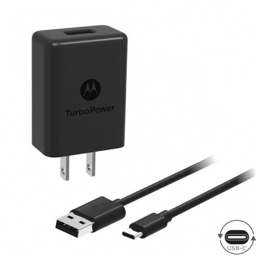 Motorola Essentials Cable USB-C a USB-C de 3.3 pies con marca E de 6.5 A  para carga de alta corriente, cable complementario para cargador TurboPower