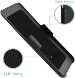 Belt Clip Case and Screen Protector Swivel Holster Tempered Glass Kickstand 9H Hardness (Fingerprint Unlock) - ZDK24+Y96