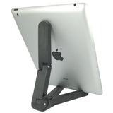 Fold-up Tablet Stand Travel Portable Tablet Phone Holder - Black - Xenda D72