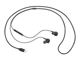 AKG TYPE-C Earphones Authentic Headphones USB-C Earbuds EO-IC100 w Mic - Black