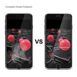 iPhone 6S/7/8 - Tempered Glass Screen Protector - HD Clear - Curved - Full Cover