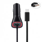 3.4Amp USB-C Car Charger - Extra USB Port - Fonus D42