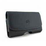 Leather Case Belt Clip Holster Cover - LCASE58 - Black - Fonus A64