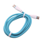 Blue 4ft PD Cable USB-C to Type-C Fast Charger Cord Power Wire - ZDE12