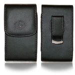 Leather Case Belt Clip Holster - Vertical Cover - LCASE46 - Black - D71