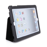 Black PU Leather Slim Portfolio Case
