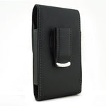 Leather Case Belt Clip Holster - Vertical Cover - LCASE63 - Black - Fonus K54