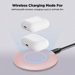 15W Wireless Charger Fast Pink Charging Pad Slim Quick Charge - ZDWH2
