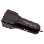 30W 2-Port Fast USB Car Charger - Smart Detect - Fonus A68
