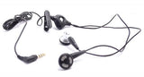 Blackberry Original Earphones 3.5mm Headphones Wired Earbuds - HDW-14322-001 - Black