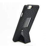 Case Holster Combo Swivel Belt Clip - Dropproof - Kickstand - Black - Fonus N91