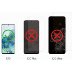 Samsung Galaxy S20 - Tempered Glass Screen Protector - 3D Curved - Full Cover - Fingerprint Unlock