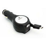 Retractable Car Charger with Extra Port - Micro USB - Xenda U76