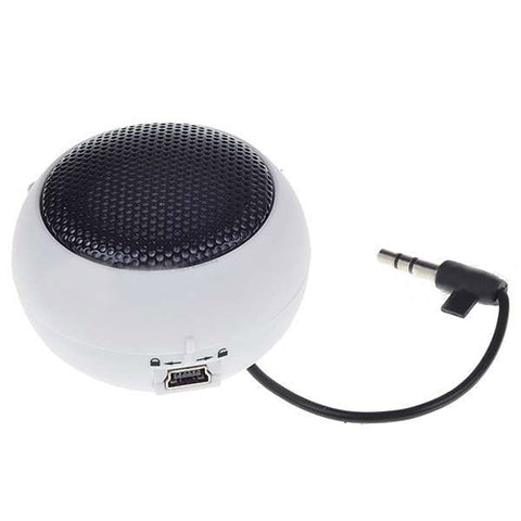 Multimedia Loud Speaker - Wired - MicroSD Player - White - S99
