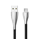 6ft Micro USB Cable Charger Cord - TPE - Black - Fonus R82