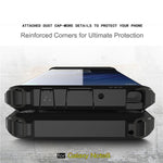 Hybrid Case Dual Layer Armor Defender Cover - Shockproof - Black - Fonus L31