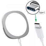 Magnetic Wireless Charger 15W Fast Charging Pad USB-C - Magsafe Compatible - ZDE68
