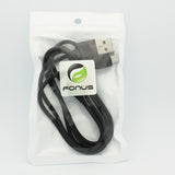 3ft Micro USB Cable Charger Cord - TPE - Black - Fonus B79