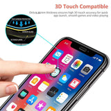 iPhone XS/11 Pro Max - Anti-glare Screen Protector Tempered Glass - Full Cover - Fingerprint Resistant
