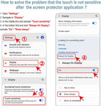 3 Pack Matte Screen Protector TPU Film Anti-Glare Anti-Fingerprint Fingerprint Works Case Friendly - ZD3Z36