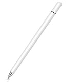 Stylus Touch Screen Pen Fiber Tip Aluminum Lightweight White - ZDZ74