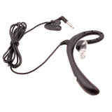 Behind The Ear Headphones Single Earphone with Microphone - Black - Fonus K57
