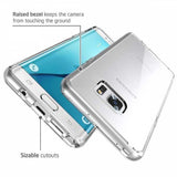 Shock Absorbent Hybrid Bumper Case Clear Back Cover