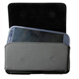 Leather Case Belt Clip Swivel Holster Cover - LCASE27 - Black - Xenda D63