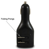 2-in-1 Car Home Wall Charger 2-Port USB - Folding Prongs - Fonus M67