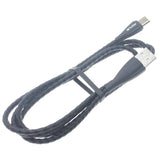 3ft USB-C Cable Charger Power Cord - Metal - Black - Fonus L60