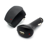 3-in-1 Home Car Charger Set - Retractable USB Cable - Lightning - A21